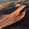 Namib aerial image sunrise