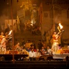 Ganga Aarti Zeremonie, Varanasi/Indien