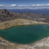 New Zealand, Tongariro Alpine Crossing, Emerald Lakes