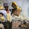 Kawah Ijen, Indonesien, Schwefelmine