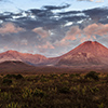 Neuseeland, Tongariro Sonnenuntergang