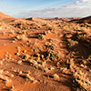 Namib aerial image sunrise