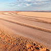 Namib aerial image sunrise