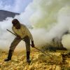 Kawah Ijen, Indonesia, sulphur mine