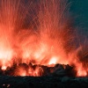 Ibu volcano eruption