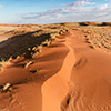 Namib aerial image sunrise