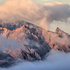 New Zealand, Ruapehu volcano, crater lake