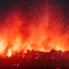 Ibu volcano eruption