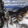 New Zealand, Ruapehu volcano, crater lake