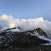 New Zealand, Ruapehu volcano, crater lake