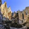 New Zealand, Southern Alps, Clay Cliffs