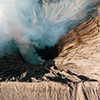 Bromo volcano drone image