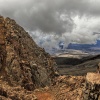 New Zealand, Ruapehu volcano, crater lake