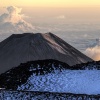 New Zealand, Ruapehu volcano, crater lake