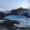 New Zealand, Ruapehu volcano, crater lake