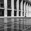 Berlin, Olympiastadion, Spiegelung