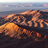 Namib aerial image sunrise