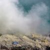 Kawah Ijen, Indonesien, Schwefelmine