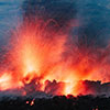 Ibu volcano eruption