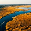 Okavango Delta Luftaufnahme