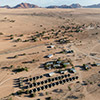 Namib aerial image sunrise