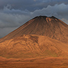 Neuseeland, Tongariro Sonnenuntergang