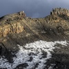 New Zealand, Ruapehu volcano, crater lake