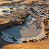 Namib aerial image sunrise