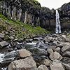 Course of the Svartifoss River