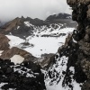 New Zealand, Ruapehu volcano, crater lake