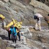 Kawah Ijen, Indonesien, Schwefelmine