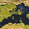 Okavango Delta Luftaufnahme