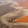 Namib aerial image sunrise