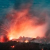 Ibu volcano eruption