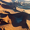 Namib aerial image sunrise