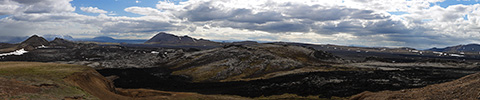 Iceland, Krafla panorama photo