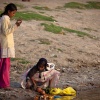 Ghats and Hindus, Varanasi/India