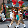 Indien, Grenzschließungszeremonie Attari/Wagah