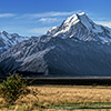 New Zealand, Southern Alps, Mount Cook, Lake Pukaki