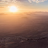 Namib aerial image sunrise