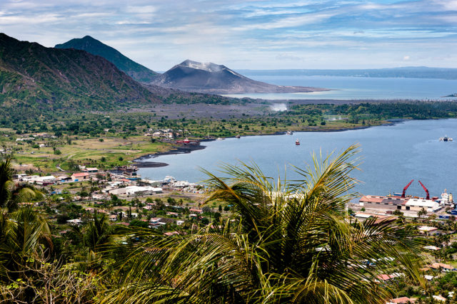 Simpson Harbour – Panorama of the Rabaul Caldera
