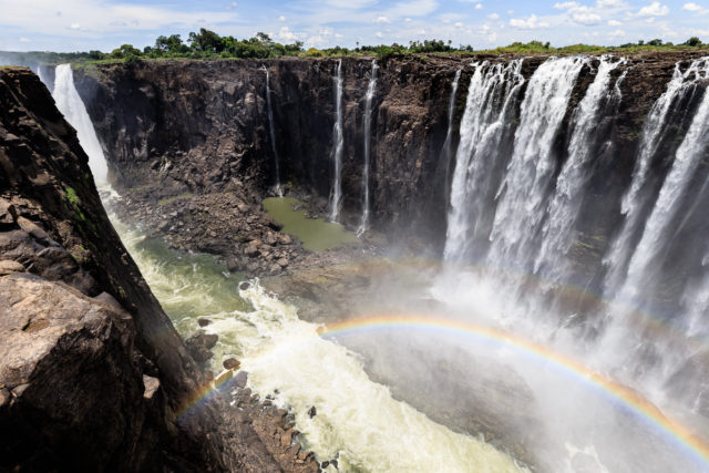 World’s largest Curtain of Water – The Victoria Falls