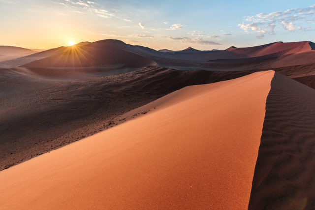 Dune 45 – Sunrise above Namib desert